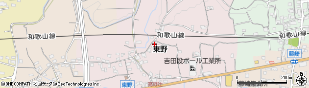 和歌山県紀の川市東野243周辺の地図