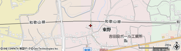 和歌山県紀の川市東野356周辺の地図