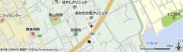 ローソン丸亀柞原店周辺の地図