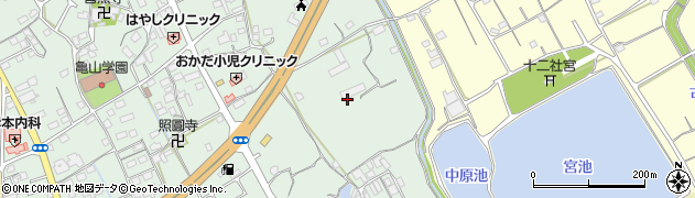 香川県丸亀市柞原町周辺の地図