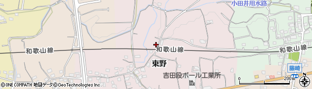 和歌山県紀の川市東野314周辺の地図