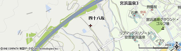 広島県廿日市市大野四十八坂周辺の地図
