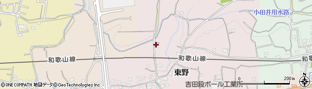 和歌山県紀の川市東野393周辺の地図