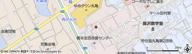 香川県丸亀市新田町193周辺の地図