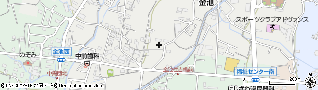 和歌山県岩出市金池周辺の地図