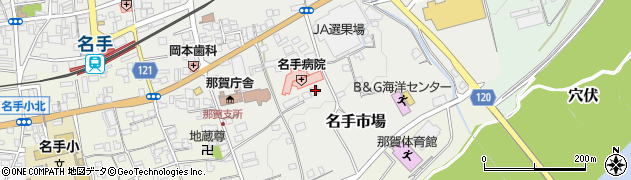 和歌山県紀の川市名手市場300周辺の地図