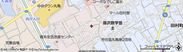 香川県丸亀市新田町89周辺の地図