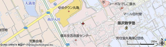 香川県丸亀市新田町201周辺の地図