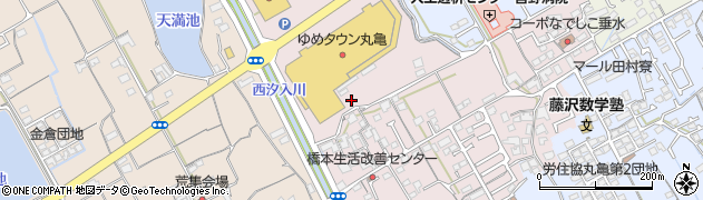 香川県丸亀市新田町144周辺の地図