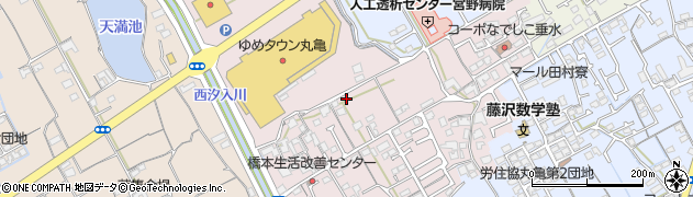 香川県丸亀市新田町191周辺の地図