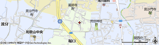 和歌山県岩出市堀口107周辺の地図