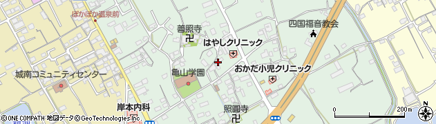 丸亀インターナショナルアカデミー・アメリカンスクール・アフタースクール・サタデースクール周辺の地図
