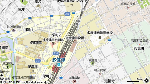 〒764-0000 香川県仲多度郡多度津町（以下に掲載がない場合）の地図