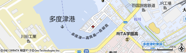 多度津青果株式会社周辺の地図