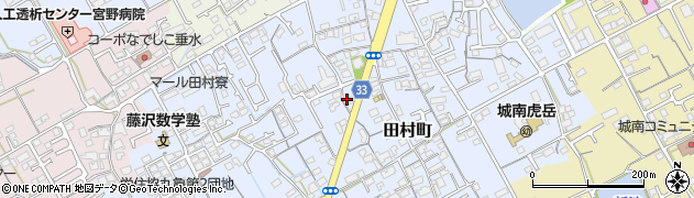 東洋舎　田村店周辺の地図