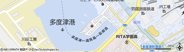 香川県仲多度郡多度津町東浜12周辺の地図