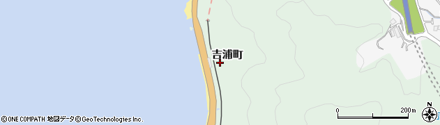 広島県呉市吉浦町周辺の地図
