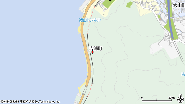 〒737-0854 広島県呉市吉浦町（その他）の地図