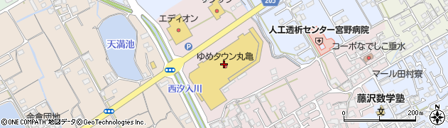 ゆめタウン丸亀　３Ｆマクドナルド周辺の地図