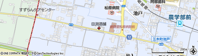 株式会社田淵酒舗　注文受付周辺の地図
