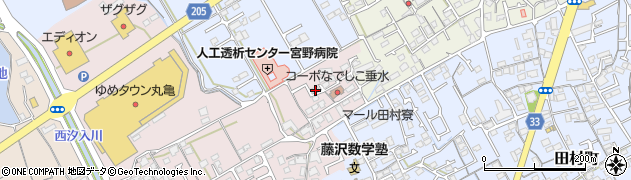 香川県丸亀市新田町226周辺の地図