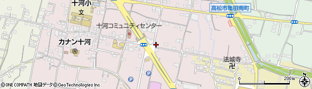 香川県高松市十川西町232周辺の地図