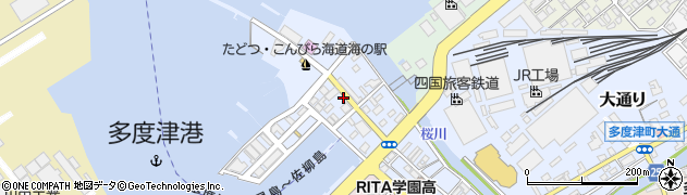 香川県仲多度郡多度津町東浜周辺の地図