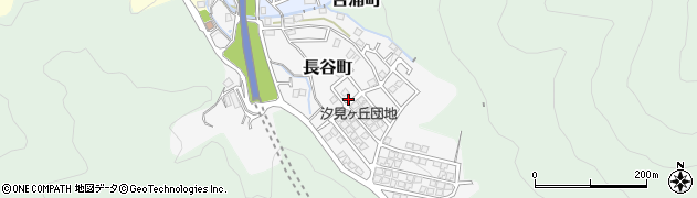 広島県呉市長谷町周辺の地図
