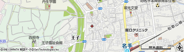 和歌山県紀の川市名手市場1516周辺の地図