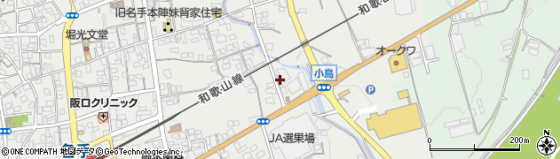 和歌山県紀の川市名手市場260周辺の地図