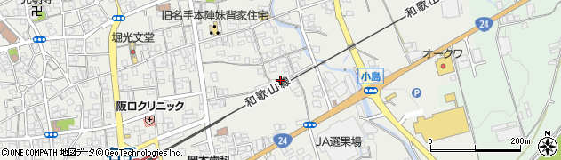 和歌山県紀の川市名手市場241周辺の地図