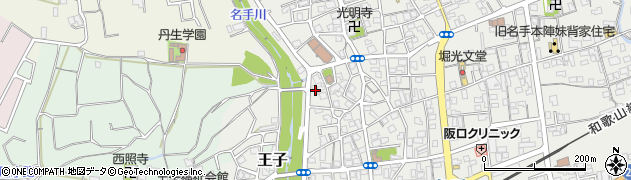 和歌山県紀の川市名手市場1466周辺の地図
