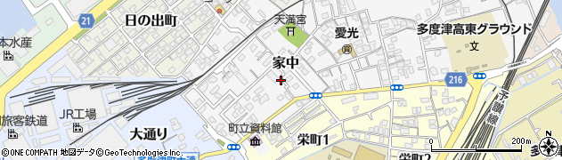 香川県仲多度郡多度津町家中周辺の地図