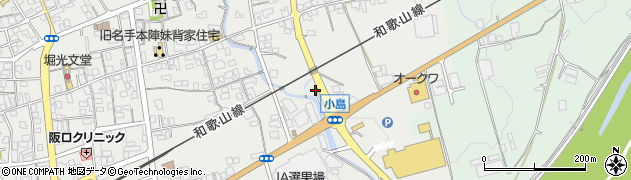 和歌山県紀の川市名手市場450周辺の地図