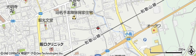 和歌山県紀の川市名手市場234周辺の地図