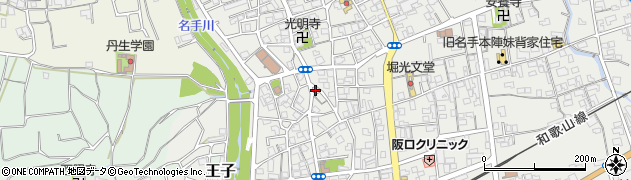 和歌山県紀の川市名手市場1502周辺の地図