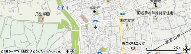 和歌山県紀の川市名手市場1501周辺の地図