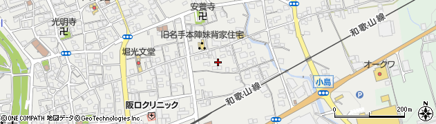 和歌山県紀の川市名手市場199周辺の地図