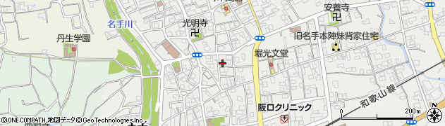 和歌山県紀の川市名手市場699周辺の地図
