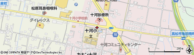 香川県高松市十川西町366周辺の地図