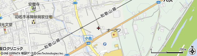 和歌山県紀の川市名手市場480周辺の地図