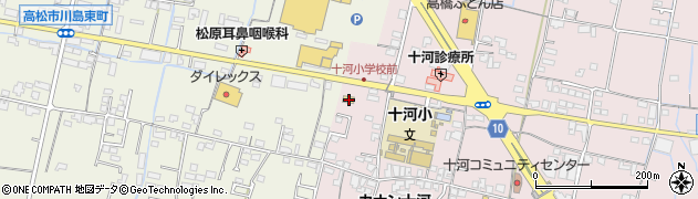 香川県高松市十川西町414周辺の地図