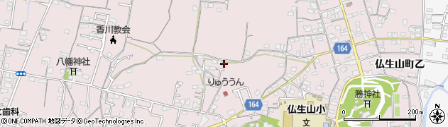 香川県高松市仏生山町周辺の地図