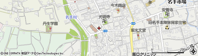 和歌山県紀の川市名手市場1455周辺の地図