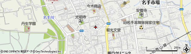 和歌山県紀の川市名手市場1436周辺の地図