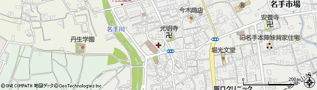 和歌山県紀の川市名手市場1457周辺の地図
