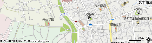 和歌山県紀の川市名手市場1378周辺の地図