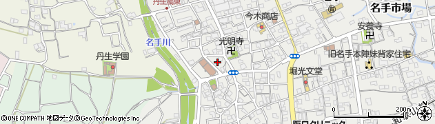 和歌山県紀の川市名手市場1453周辺の地図
