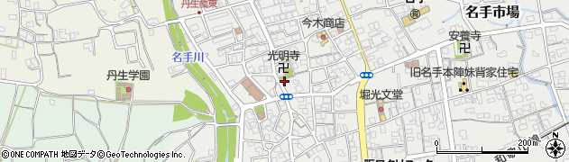和歌山県紀の川市名手市場1450周辺の地図