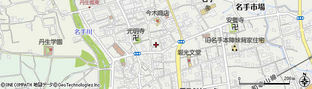 和歌山県紀の川市名手市場1424周辺の地図